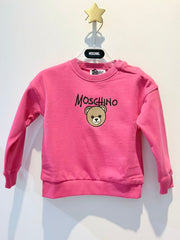 Moschino Baby Sweatshirt with Bear Head Print