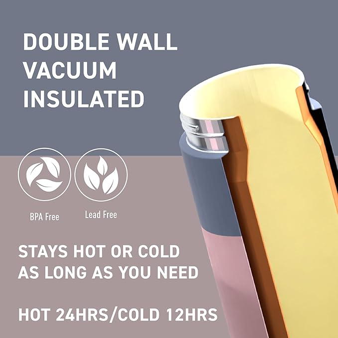 Asobu Aspen Pastel Pink Special Edition 20oz Bottle