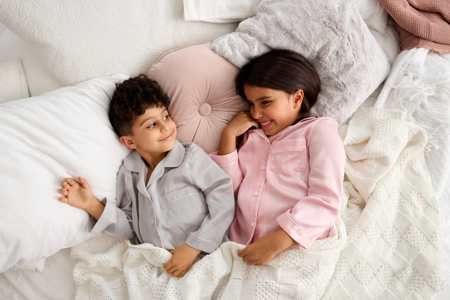 La Mimiland MI Classic TENCEL Silky Long Sleeve Lounge Set