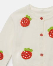 Stella McCartney Kids Strawberry Crochet Cardigan