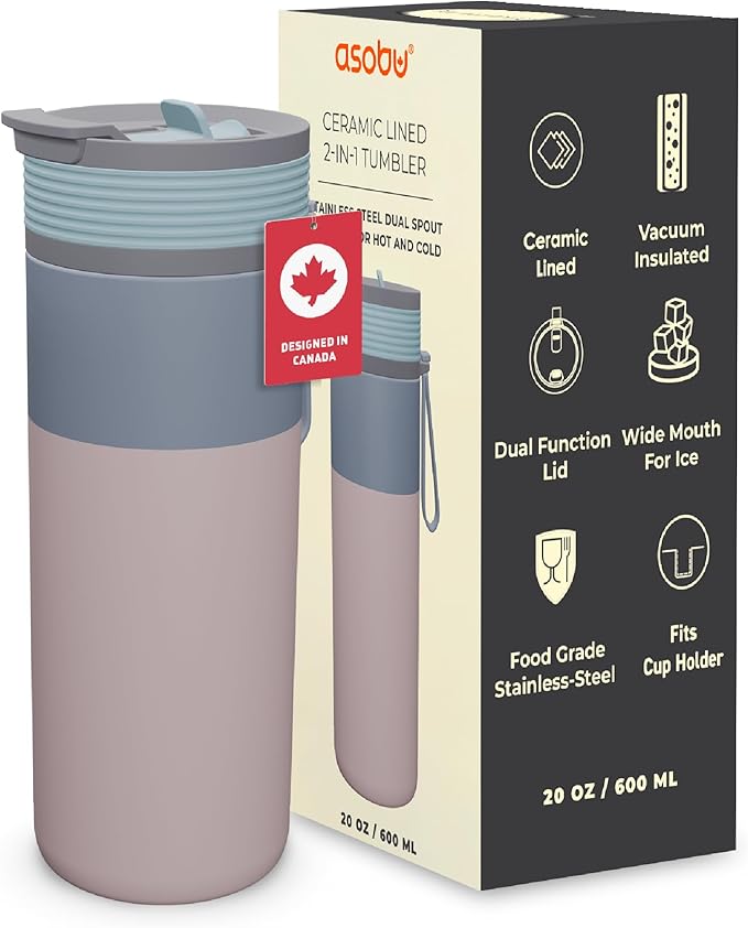 Asobu Aspen Pastel Pink Special Edition 20oz Bottle