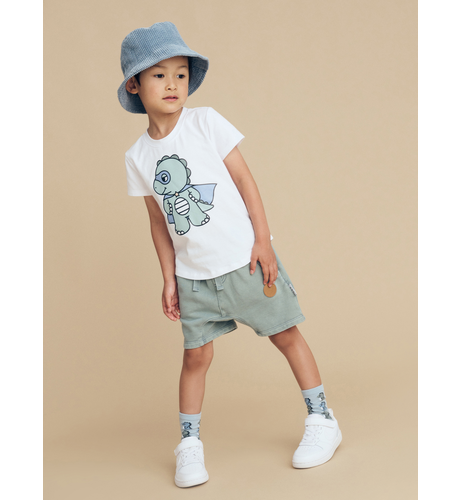 Huxbaby VINTAGE SLATE SLOUCH SHORTS