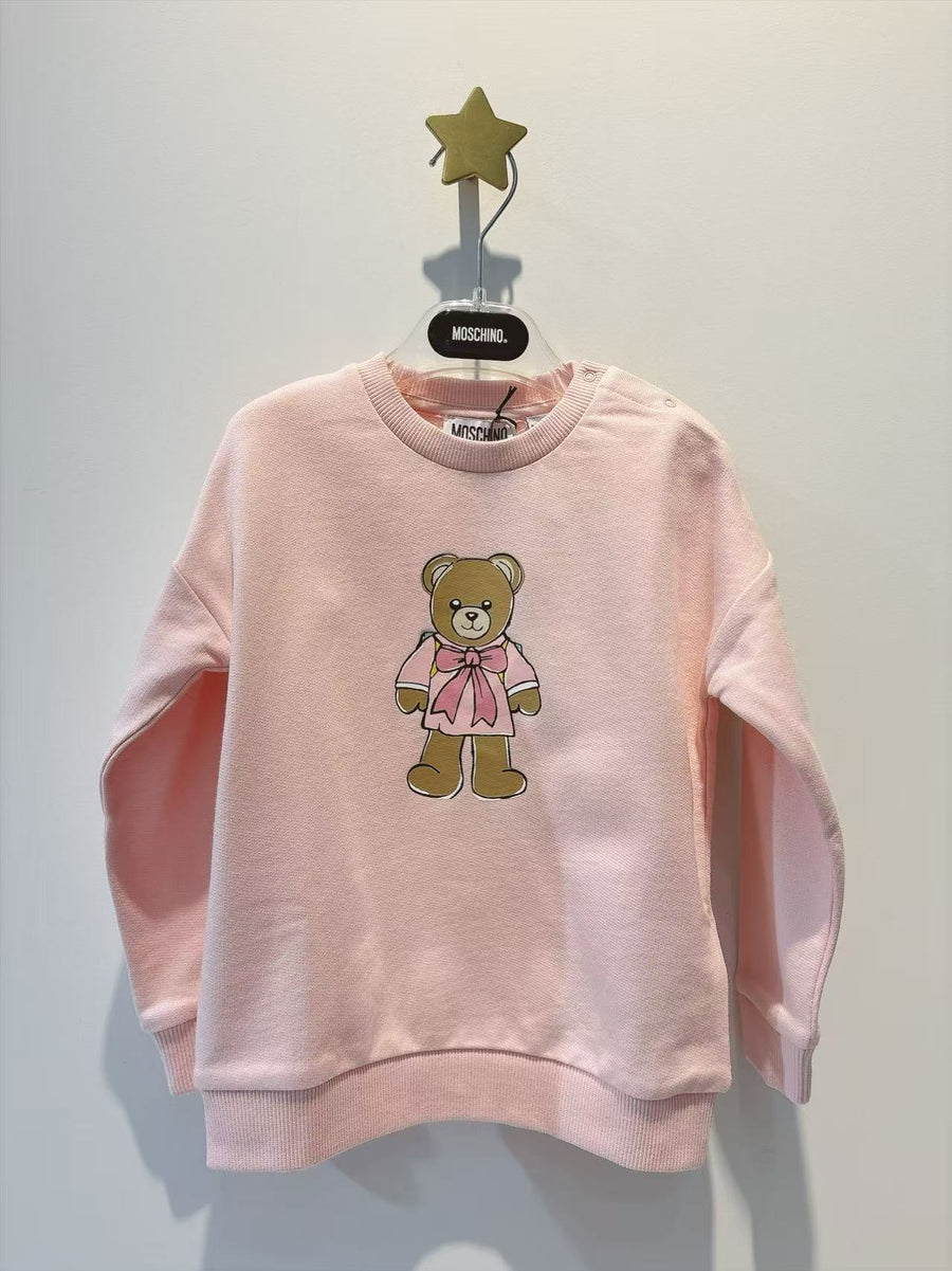 Moschino Baby Sweatshirt Front and Back Print