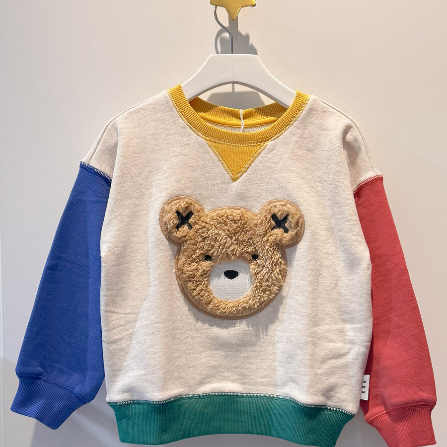 Huxbaby Furry Huxbear Colour Block Sweatshirt