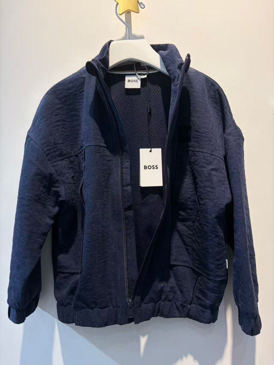 Boss Zip-up Stain Cardigan Track Jacket