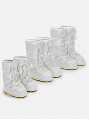 MOON BOOT ICON GREY NYLON BOOTS