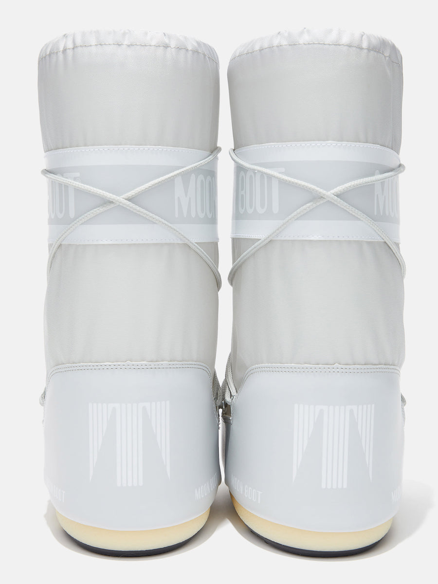 MOON BOOT ICON GREY NYLON BOOTS