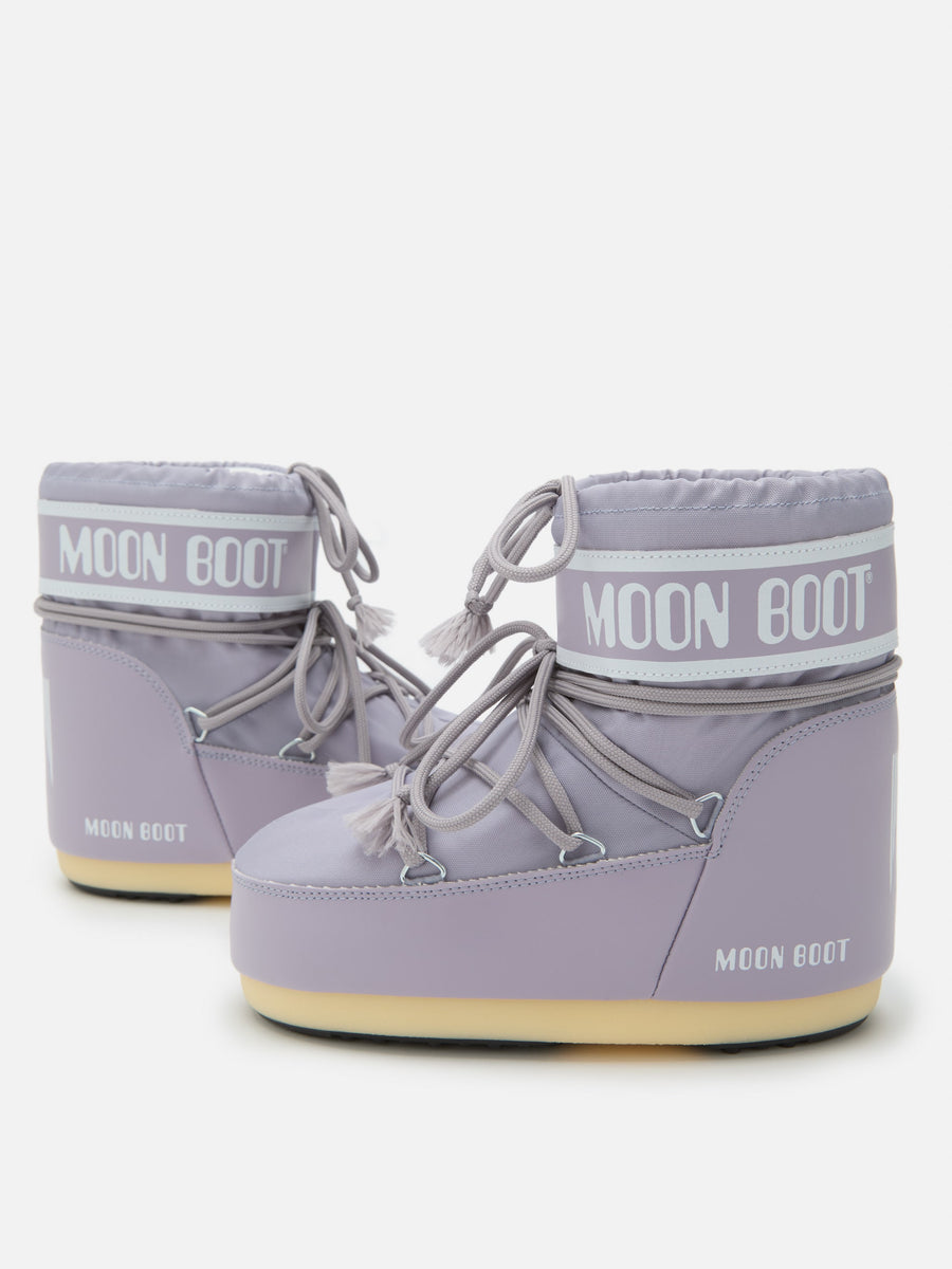 MOON BOOT MB ICON LOW NYLON LILAS