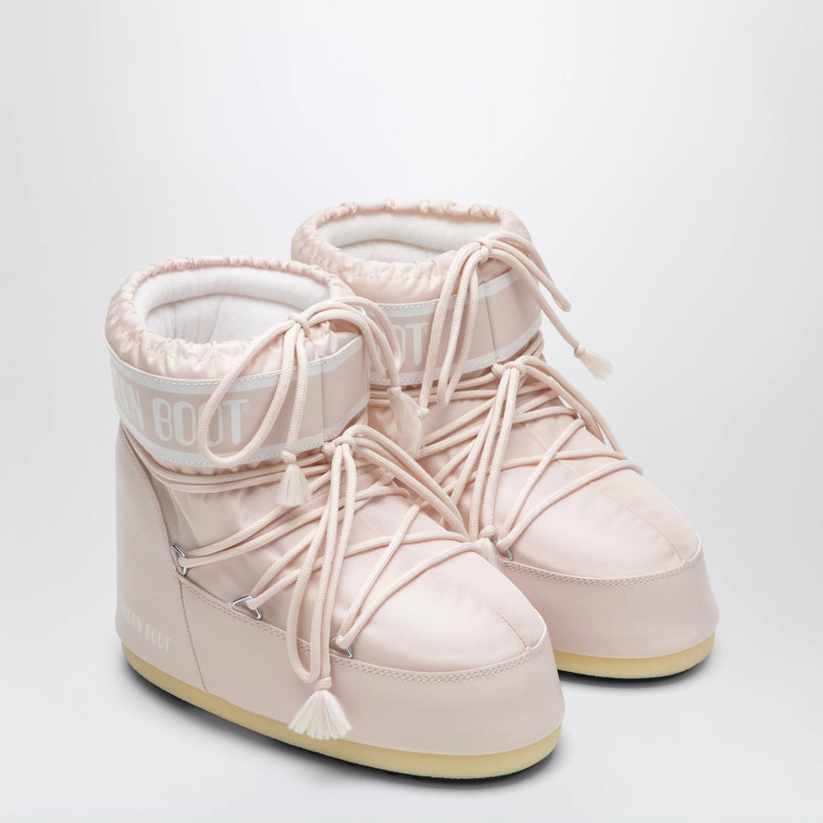 Moon Boot Icon Low Nylon Boots Dusty Pink