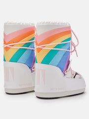 Moon Boot  ICON JUNIOR UNICORN WHITE BOOTS