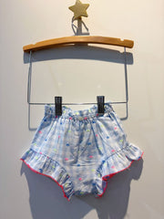 Billieblush Newborn Gingham Tank Top + Shorts Set