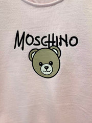 Moschino Baby Sweatshirt with Bear Head Print