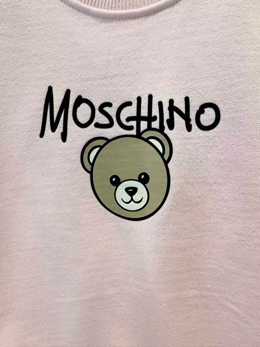 Moschino Baby Sweatshirt with Bear Head Print