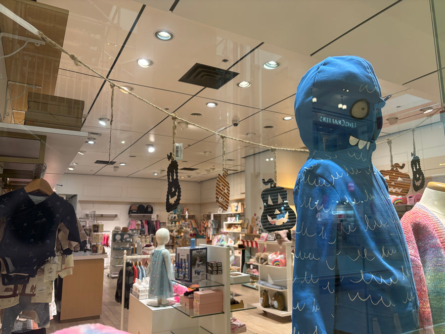 180° Pumpkin Garland, Metal, 76"