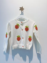 Stella McCartney Kids Strawberry Crochet Cardigan