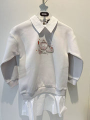 Moschino Kids Ice Grey Dress
