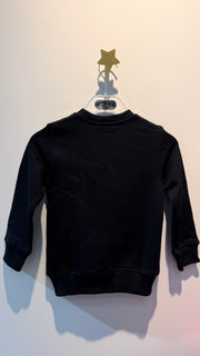 Moschino Black Cotton 3 Bears Logo Sweatshirt