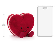 Jellycat Amuseables Arlette Heart Macaron (Red)