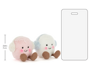 Jellycat Amuseables Toastie Pink and White Marshmallows