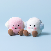 Jellycat Amuseables Toastie Pink and White Marshmallows