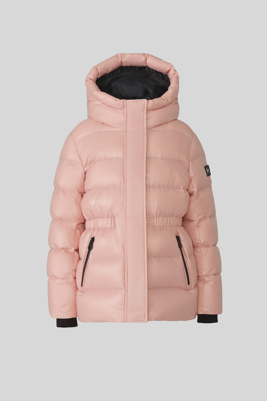 Mackage ALANNIS Lustrous Medium down parka with hood Soft Pink