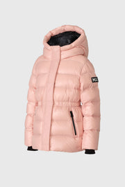 Mackage ALANNIS Lustrous Medium down parka with hood Soft Pink