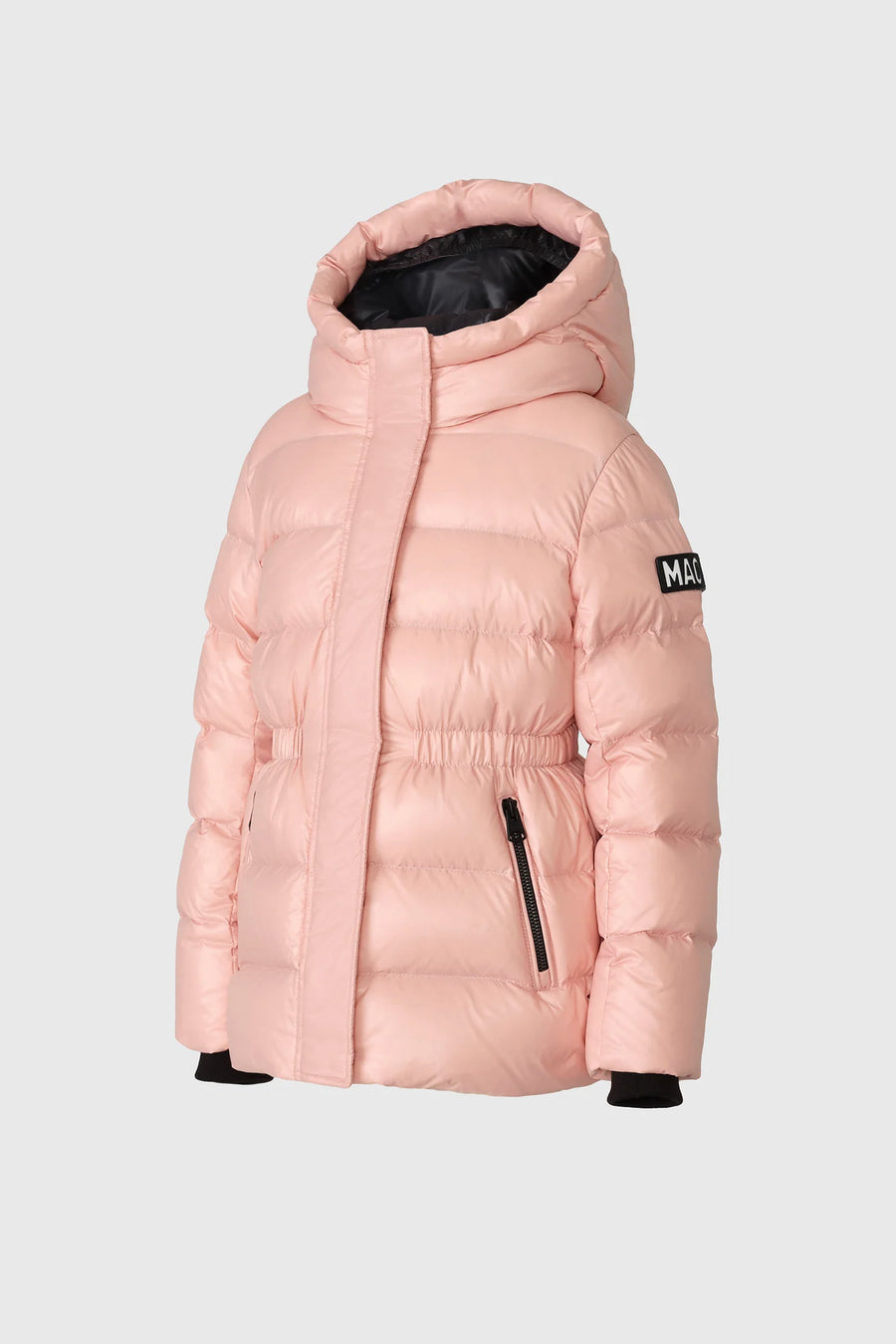 Mackage ALANNIS Lustrous Medium down parka with hood Soft Pink