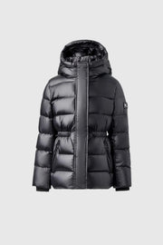 ALANNIS Lustrous Medium down parka with hood