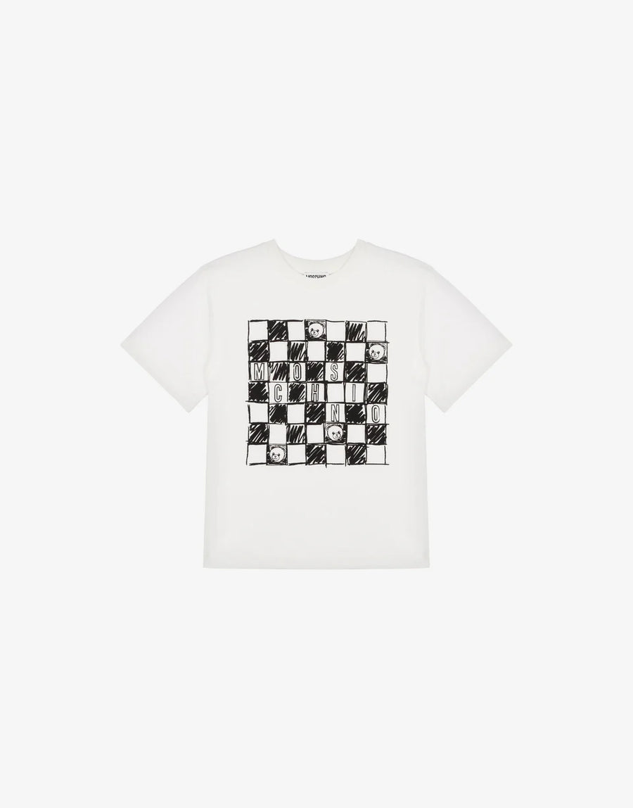 Moschino Maxi Chess board T- Shirt