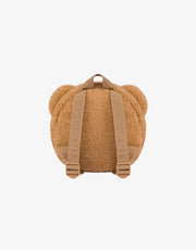 Moschino Brown Fleece Teddy Bear Backpack (22cm)