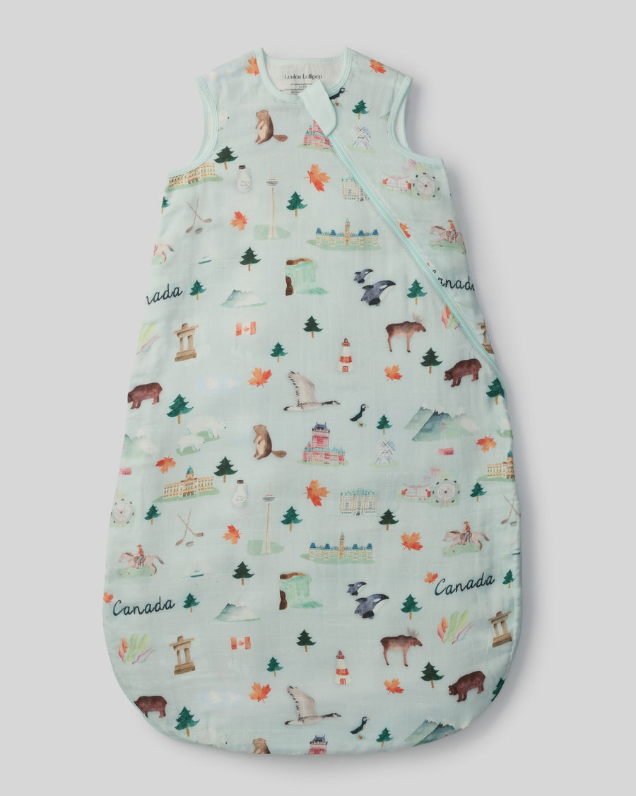 Loulou Lollipop Baby Bamboo Muslin Sleep Sack 0.5 TOG - Canada