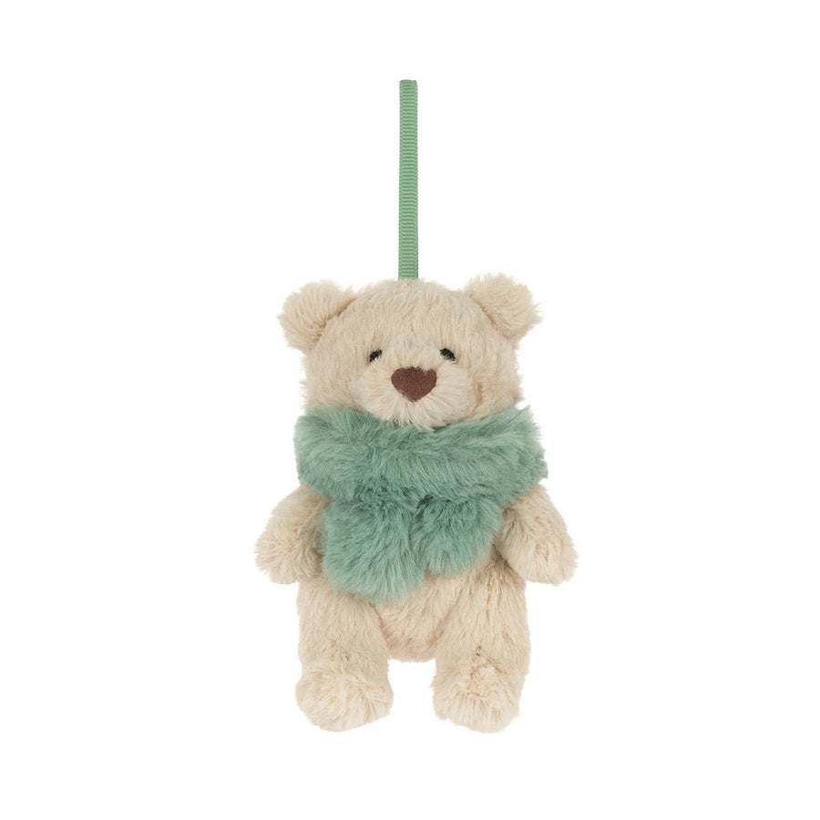 Jellycat Bartholomew Bear Jr. Winter Warmer Decoration