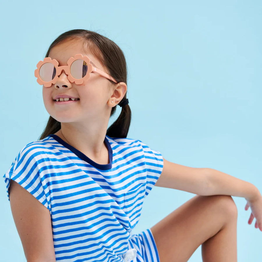 Babiators Polarized Flower Sunglasses "The Flower Child" (Includes MicrofiberPrinted Bag)