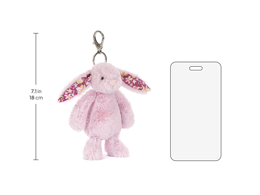 Jellycat Thistlepop Blossom Bunny Bag Charm