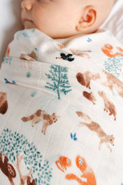 Loulou Lollipop Muslin Swaddle - Llama Adventures