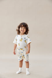 Norsu Organic Baby Organic Bamboo Romper Lemon