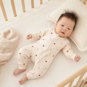 Norsu Organic Baby Fleece Organic Cotton Bodysuit- Hearts