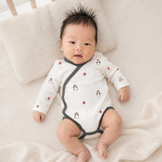 Norsu Organic Baby Organic Kimono Onesie-Baby Penguin
