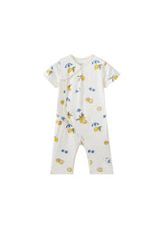 Norsu Organic Baby Organic Bamboo Romper Lemon