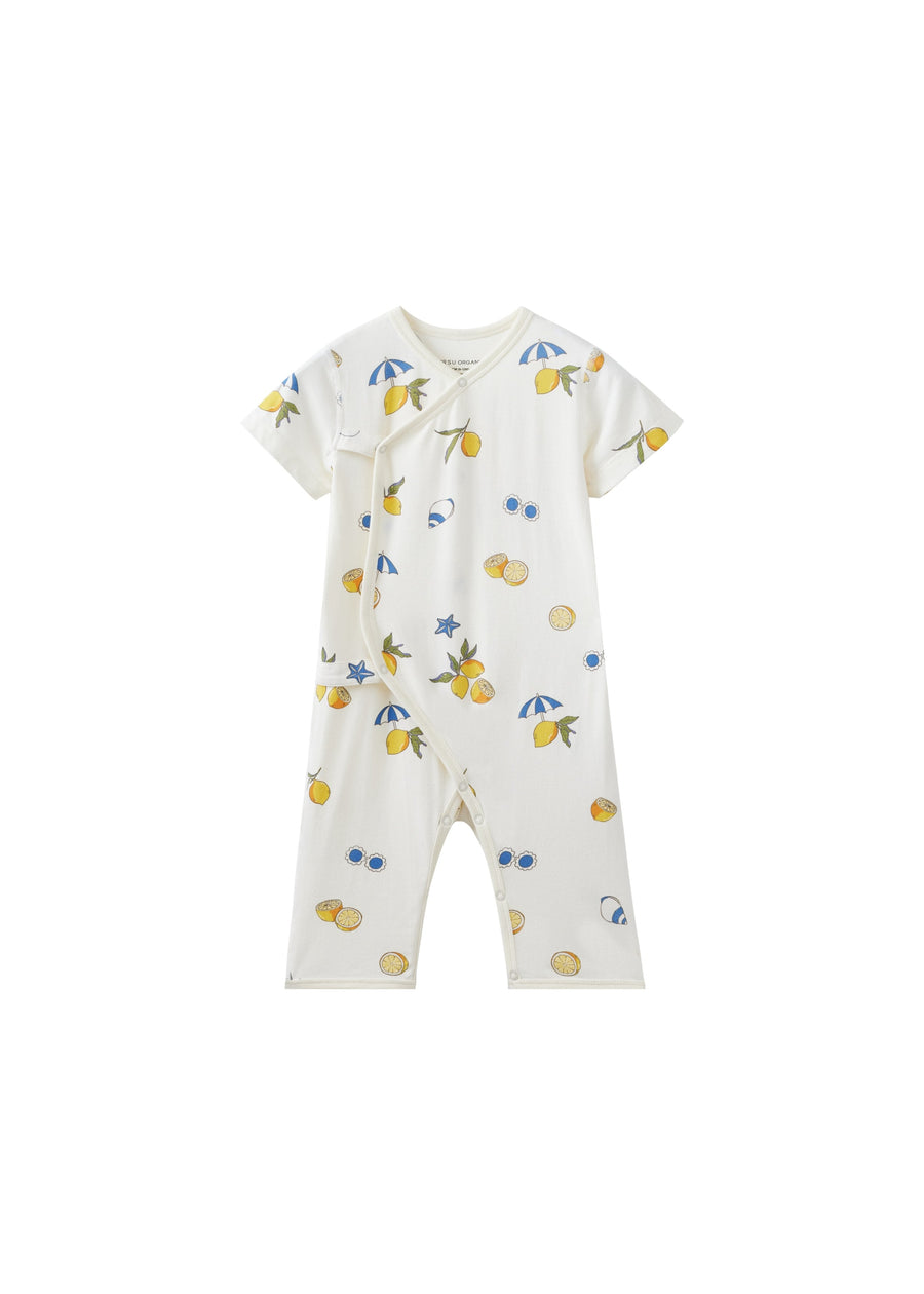 Norsu Organic Baby Organic Bamboo Romper Lemon