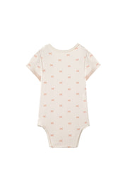 Norsu Organic Baby Organic Short-Sleeve Onesie- Bowtie