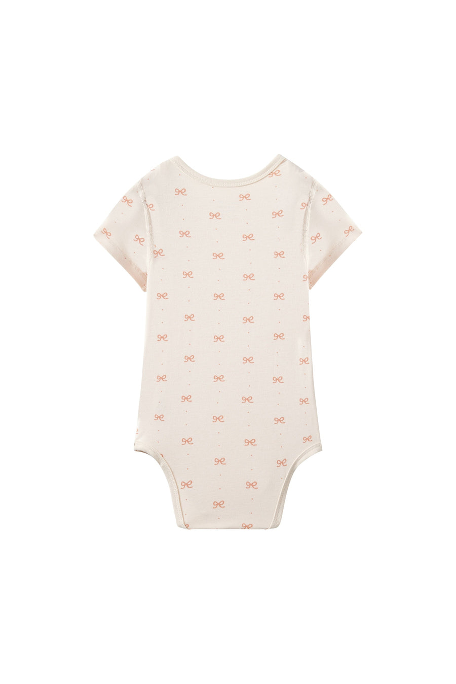 Norsu Organic Baby Organic Short-Sleeve Onesie- Bowtie