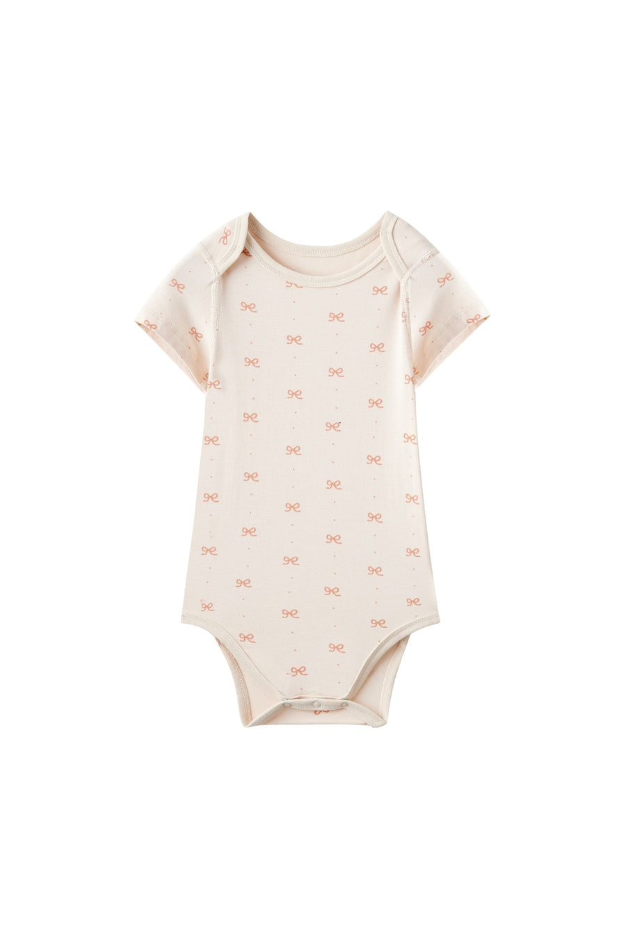 Norsu Organic Baby Organic Short-Sleeve Onesie- Bowtie