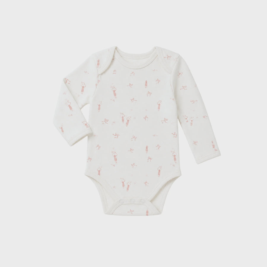 Norsu Organic Baby Organic Long-sleeve Onesie-Ballerina