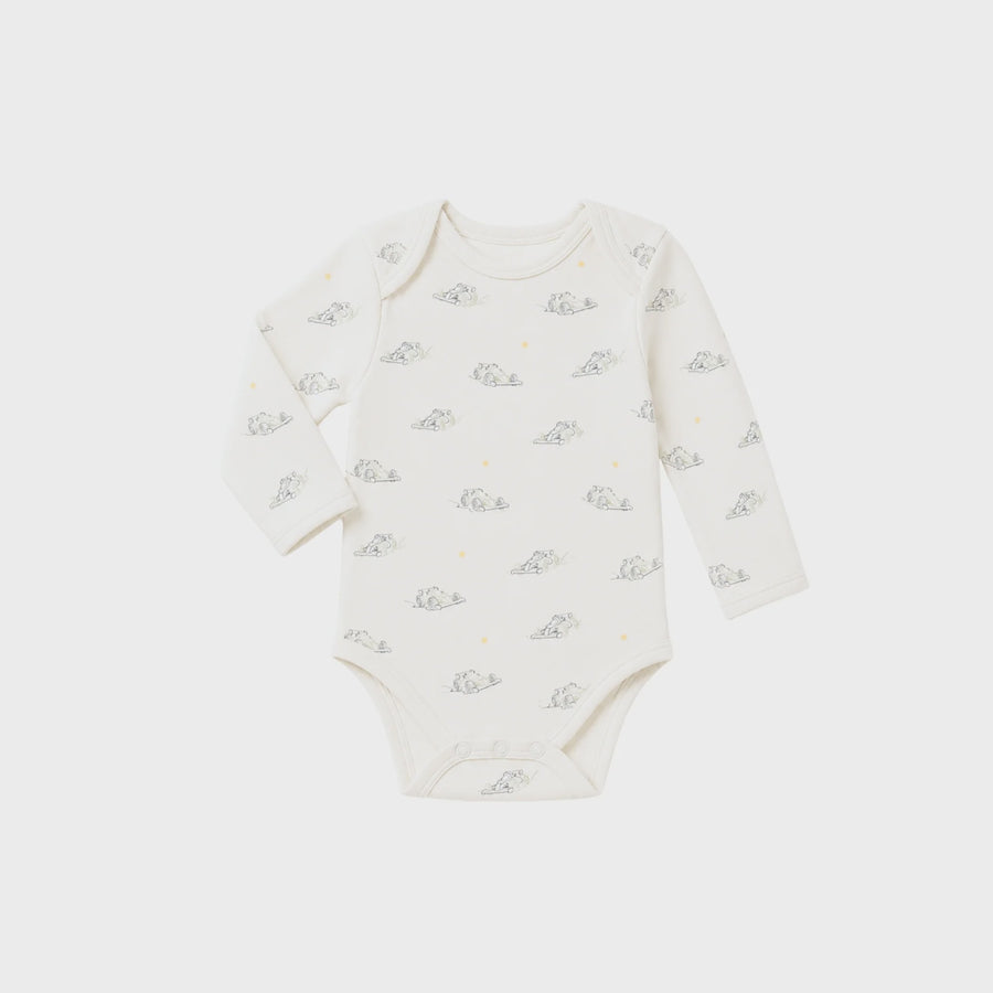 Norsu Organic Baby Organic Long-sleeve Onesie - Racing