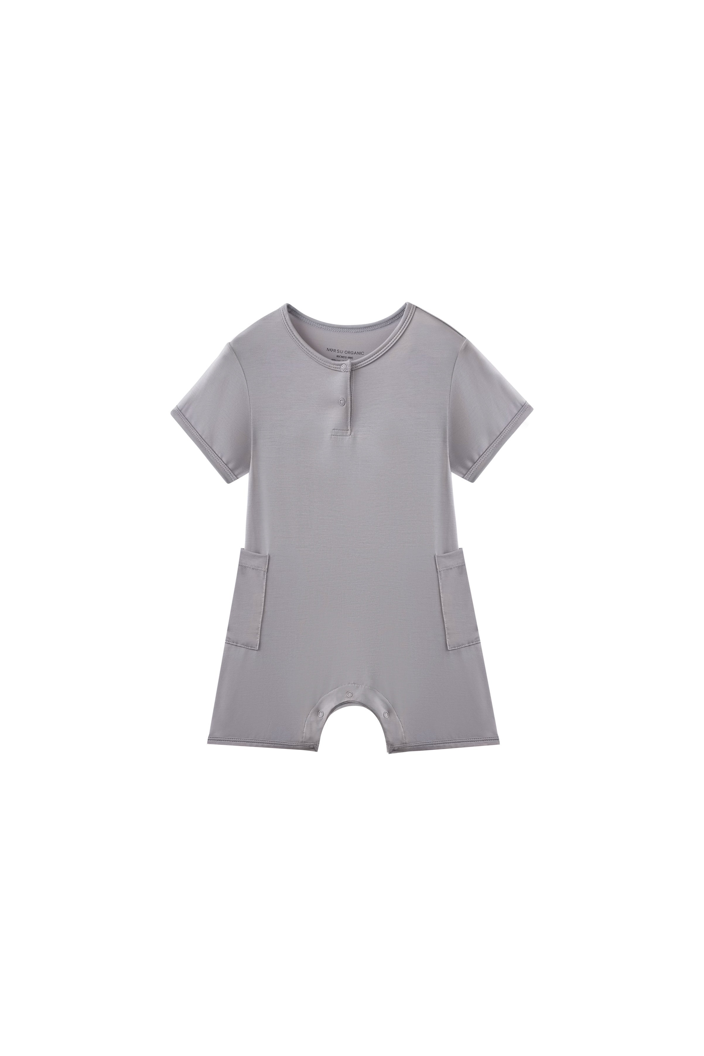 Norsu Organic Baby Organic Lycell RomperGrey