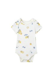 Norsu Organic Baby Organic Short-Sleeve Onesie-Lemon