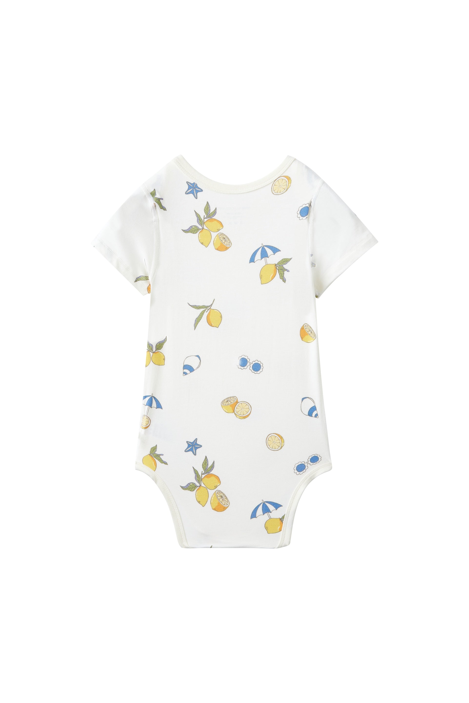 Norsu Organic Baby Organic Short-Sleeve Onesie-Lemon