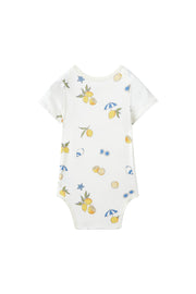 Norsu Organic Baby Organic Short-Sleeve Onesie-Lemon