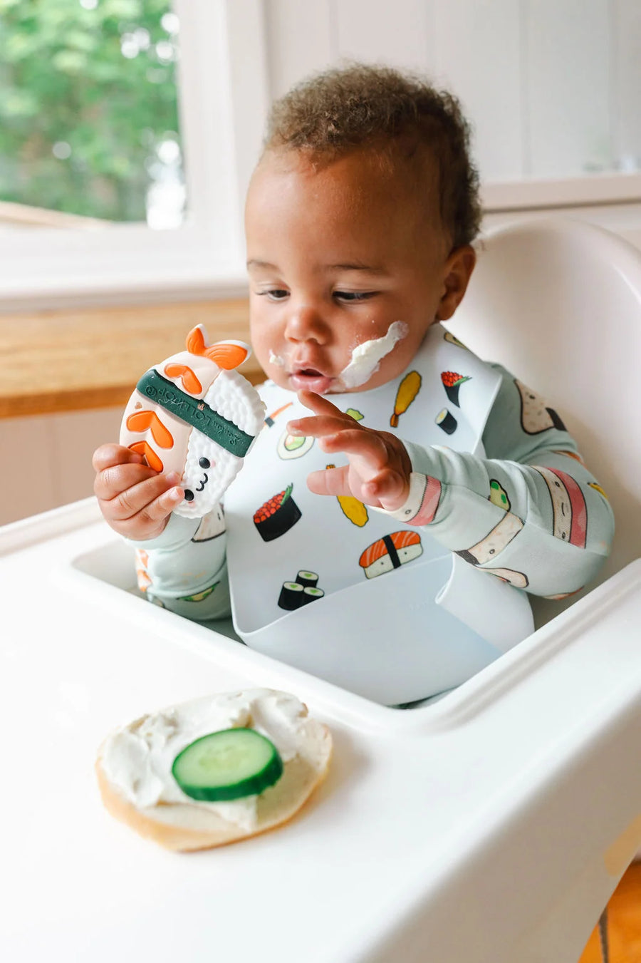 Loulou Lollipop Silicone Bib Sushi